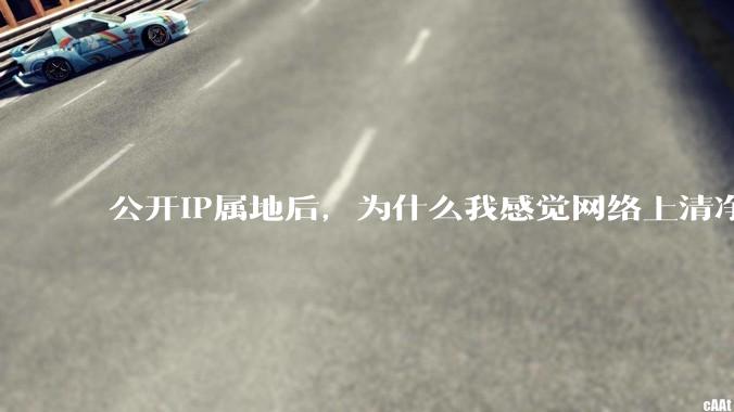 公开IP属地后，为什么我感觉网络上清净多了?